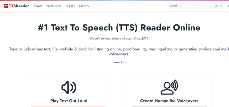 Free AI Text Readers for Students